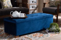 Baxton Studio Living Room Furniture Ottomans