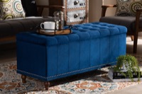 Baxton Studio Living Room Furniture Ottomans