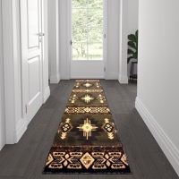Mohave Collection - Southwestern Style 2' x 7' Area Rug - Sage