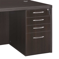 Aberdeen Series Credenza Pedestal, Pencil/Box/Box/File