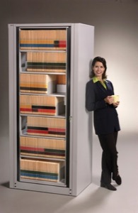Mayline ARC Rotary File Cabinets - 7-Tier