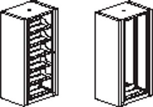 Mayline ARC Rotary File Cabinets - 6-Tier