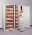 Mayline ARC Rotary File Cabinets - 7-Tier