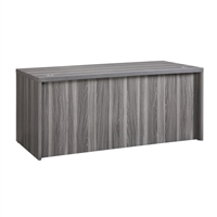 Safco Aberdeen Desk - Rectangular Conference - 66"W x 30"D x 29 1/2"H - Grey Steel