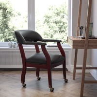 Diamond - Captain's Chair - Black LeatherSoft