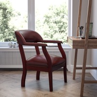 Diamond - Captain's Chair - Oxblood Vinyl