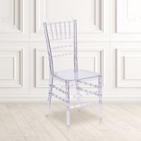 Flash Elegance - Transparent Chiavari Chair - Crystal Ice