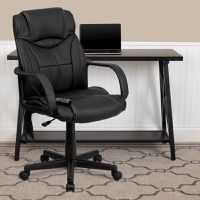 Laverne - Contemporary Massaging Office Chair - Black