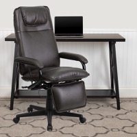 Robert - Contemporary Reclining Executive Office Chair - Brown