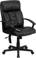 Sumter - Contemporary Massaging Office Chair - Black