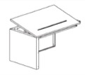 CSII Tilt Top Return, 48"W x 30"D x 29"H