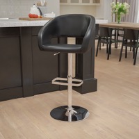 Vinyl Adjustable Height Barstools