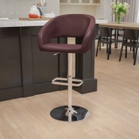 Vinyl Adjustable Height Barstools