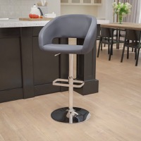 Vinyl Adjustable Height Barstools