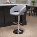Fabric Adjustable Height Barstools