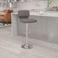 Vinyl Adjustable Height Barstools
