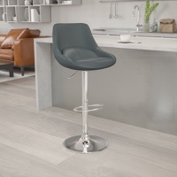 Vinyl Adjustable Height Barstools