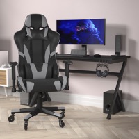 X20 - Contemporary High Back Ergonomic Racing Style Computer Chair - Gray