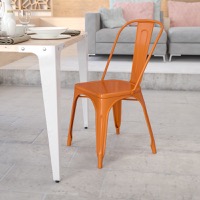 Metal Colorful Restaurant Chairs