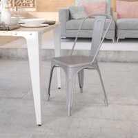 Metal Colorful Restaurant Chairs