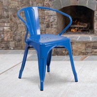 Metal Colorful Restaurant Chairs