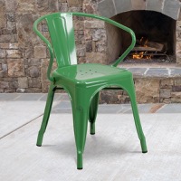 Metal Colorful Restaurant Chairs