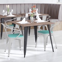 Metal Colorful Restaurant Chairs