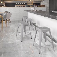 Metal Colorful Restaurant Counter Stools
