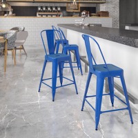 Metal Colorful Restaurant Counter Stools