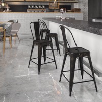 Metal Colorful Restaurant Counter Stools