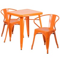 Metal Colorful Table and Chair Sets