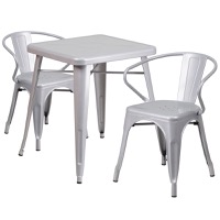 Metal Colorful Table and Chair Sets