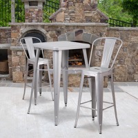 Metal Colorful Bar Table and Stool Sets