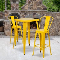 Metal Colorful Bar Table and Stool Sets