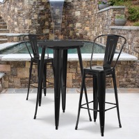 Metal Colorful Bar Table and Stool Sets