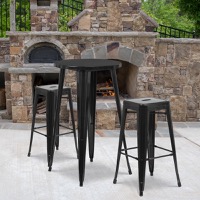 Metal Colorful Bar Table and Stool Sets
