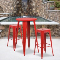 Metal Colorful Bar Table and Stool Sets