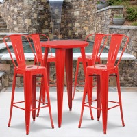 Metal Colorful Bar Table and Stool Sets