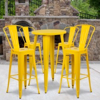 Metal Colorful Bar Table and Stool Sets