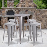 Metal Colorful Bar Table and Stool Sets