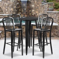 Metal Colorful Bar Table and Stool Sets