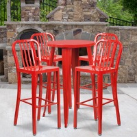 Metal Colorful Bar Table and Stool Sets
