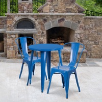 Metal Colorful Table and Chair Sets