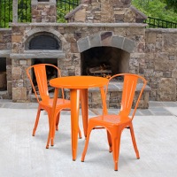 Metal Colorful Table and Chair Sets