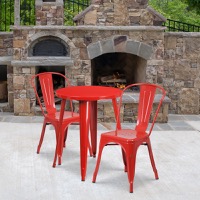 Metal Colorful Table and Chair Sets