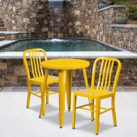Metal Colorful Table and Chair Sets