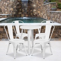 Metal Colorful Table and Chair Sets