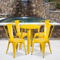 Metal Colorful Table and Chair Sets