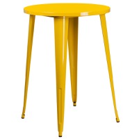 Metal Colorful Restaurant Bar Tables