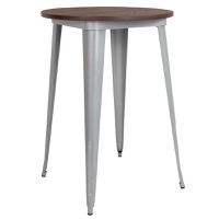Metal/Wood Colorful Restaurant Tables